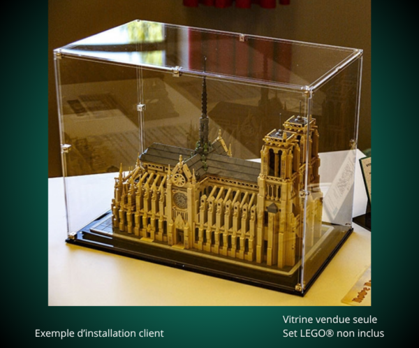31 Vitrine pour LEGO® Architecture Notre-Dame de Paris #21061