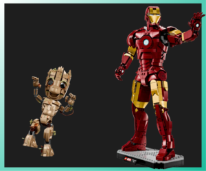 Vitrine pour le LEGO® Le château de glace #43197