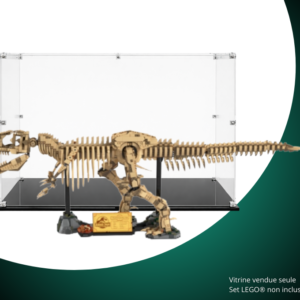 Vitrine pour le LEGO® Les fossiles de dinosaures : le Tyrannosaurus rex #76968