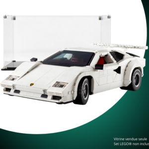 Vitrine pour le LEGO® Icons Lamborghini Countach 5000 Quattrovalvole #10337