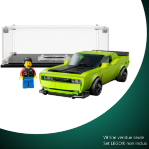 Vitrine pour LEGO® Speed Champions Dodge Challenger SRT Hellcat #77237