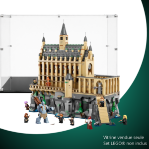 Vitrine pour LEGO® Harry Potter™ Le château de Poudlard : La Grande Salle #76435