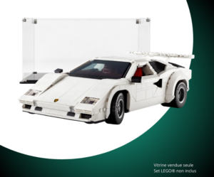 VitrineFactory - LEGO® - Visuel (11) Vitrine pour le LEGO® Icons Lamborghini Countach 5000 Quattrovalvole #10337