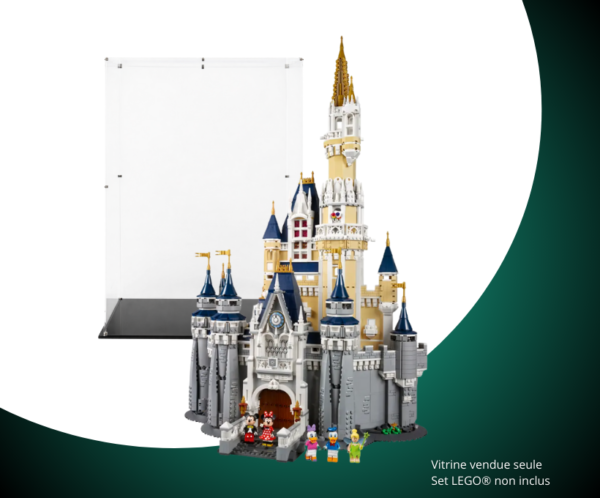 Vitrine pour le LEGO® Le château Disney #71040