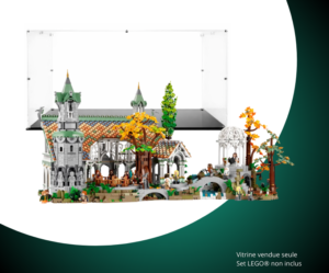 VitrineFactory - LEGO® - Visuel (16) Vitrine pour le LEGO® Le Seigneur des Anneaux : Fondcombe (Rivendell) #10316