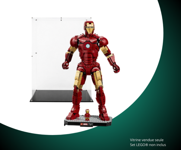 Vitrine pour LEGO® Iron Man Mark 3 Édition Collector #76344