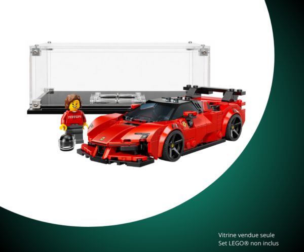 VitrineFactory - LEGO® - Visuel (21) Vitrine pour LEGO® Speed Champions Ferrari SF90 XX Stradale #77254