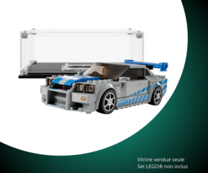 Vitrine pour LEGO® Speed Champions Nissan Skyline GT-R (R34) 2 Fast 2 Furious #76917