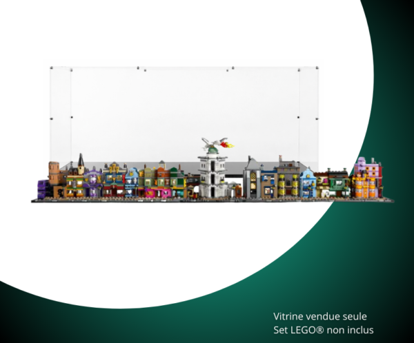 Vitrine pour LEGO® Harry Potter™ Le Chemin de Traverse (Diagon Alley) #76444