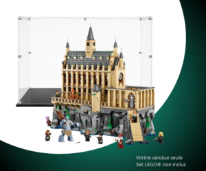 Vitrine pour LEGO® Harry Potter™ Le château de Poudlard : La Grande Salle #76435