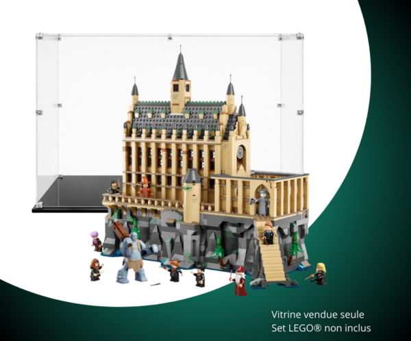Vitrine pour LEGO® Harry Potter™ Le château de Poudlard : La Grande Salle #76435