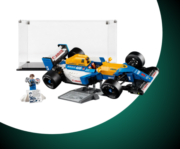 Vitrine pour le LEGO® Icons Williams Racing FW14B et Nigel Mansell #10353