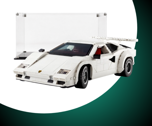Vitrine pour le LEGO® Icons Lamborghini Countach 5000 Quattrovalvole #10337