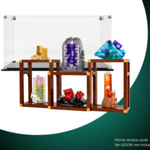 Vitrine pour LEGO® Ideas Mineral Collection #21362