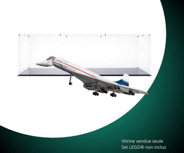 Vitrine pour LEGO® Icons Concorde #10318