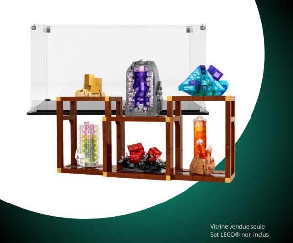 Vitrine pour LEGO® Ideas Mineral Collection #21362