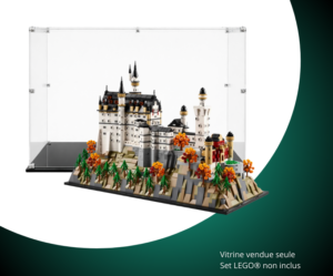 VitrineFactory - LEGO® - Visuel (52) Vitrine pour LEGO® Architecture Le château de Neuschwanstein #21063