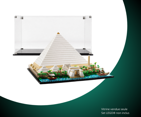 Vitrine pour LEGO® Architecture La grande pyramide de Gizeh #21058