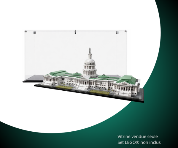 Vitrine pour LEGO® Architecture Le Capitole des États-Unis #21030