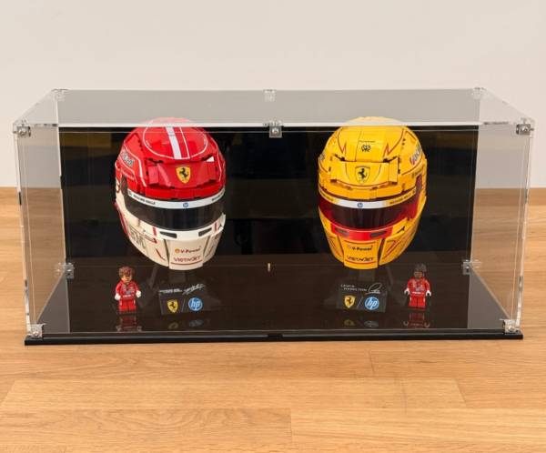 11 Vitrine pour LEGO® Scuderia Ferrari HP Casques Charles Leclerc & Lewis Hamilton #43014 / #43022