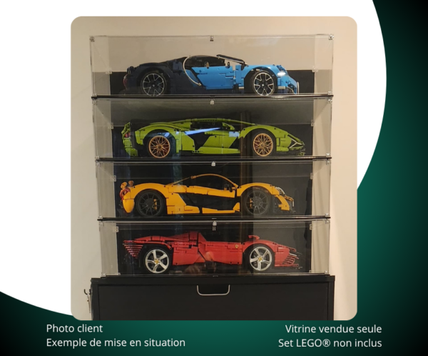 Vitrine pour LEGO® Technic Bugatti Chiron #42083