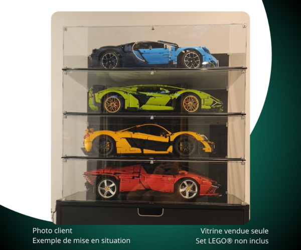 Vitrine pour LEGO® Technic Bugatti Chiron #42083