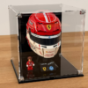 6 Vitrine pour LEGO® Scuderia Ferrari HP Casque de Charles Leclerc #43014