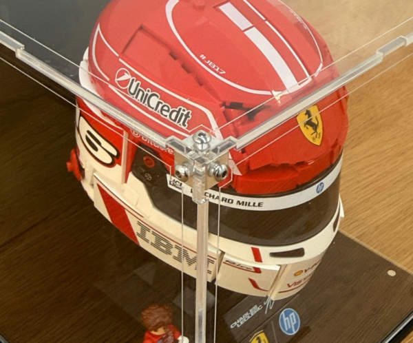 7 Vitrine pour LEGO® Scuderia Ferrari HP Casque de Charles Leclerc #43014