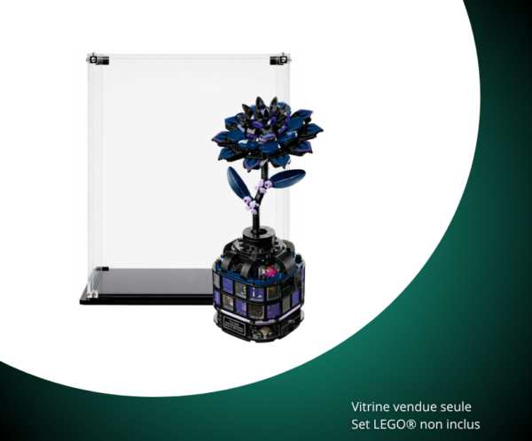Vitrine pour LEGO® Mercredi Le dahlia noir #76784