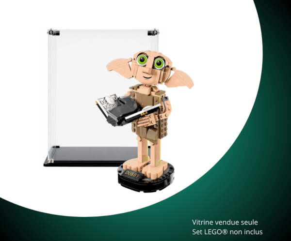 Vitrine pour LEGO® Harry Potter™ Dobby™ l’elfe de maison #76421