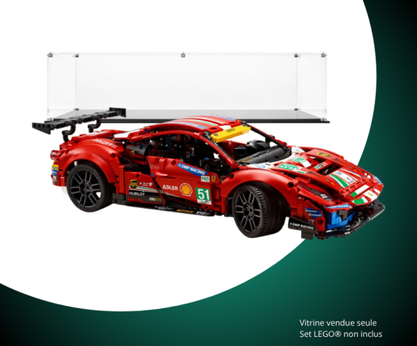 Vitrine pour LEGO® Technic Ferrari 488 GTE “AF Corse #51” #42125