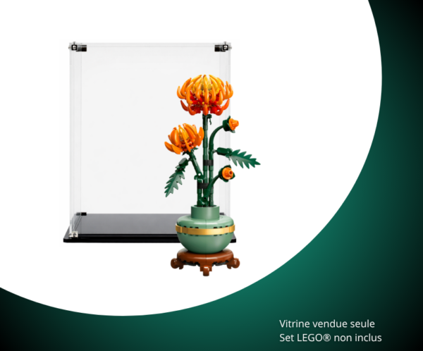 Vitrine pour LEGO® Botanicals Le chrysanthème #10368