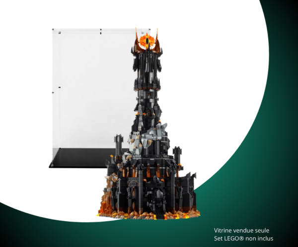 Vitrine pour LEGO® Icons Le Seigneur des Anneaux : Barad-dûr™ #10333