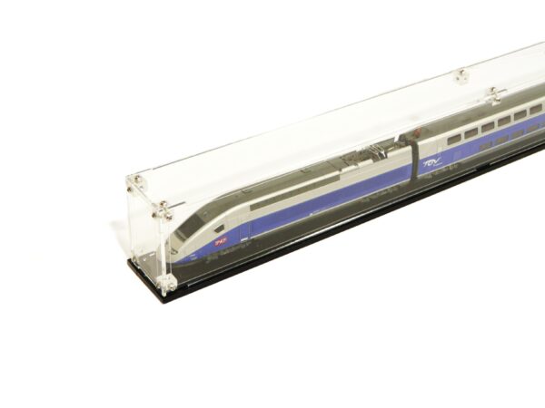 Vitrine pour train miniature – Échelle HO (1:87) – Longueur 1000 mm