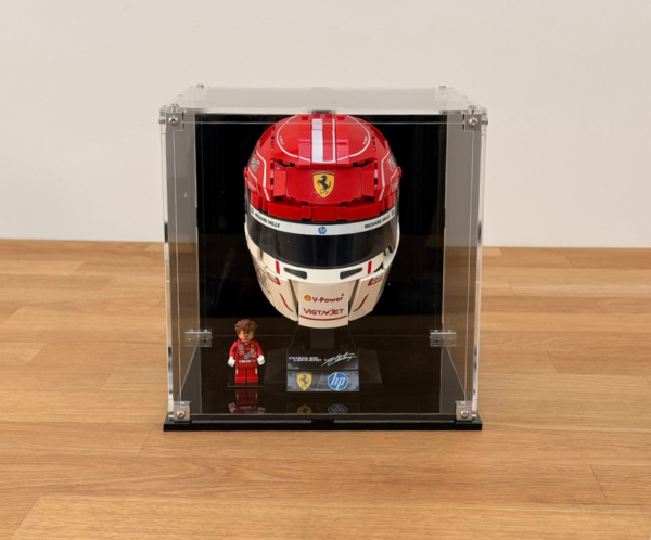 5 Vitrine pour LEGO® Scuderia Ferrari HP Casque de Charles Leclerc #43014