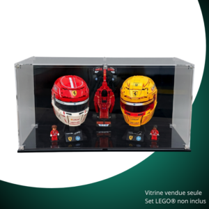 Vitrine pour LEGO® Scuderia Ferrari HP Casques & Ferrari SF-24 F1 #43014 / #43022 / #77242
