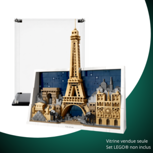 Vitrine pour LEGO® Paris, ville de l’amour #21064