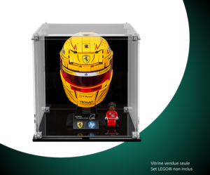 Vitrine pour LEGO® Scuderia Ferrari HP Casque de Lewis Hamilton #43022