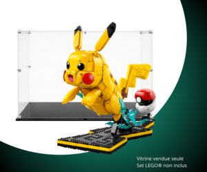 Vitrine pour LEGO® Pikachu et Poké Ball #72152