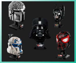 VITRINE (40) Vitrines pour casques LEGO®
