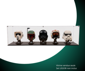 Vitrine pour 5 casques LEGO®