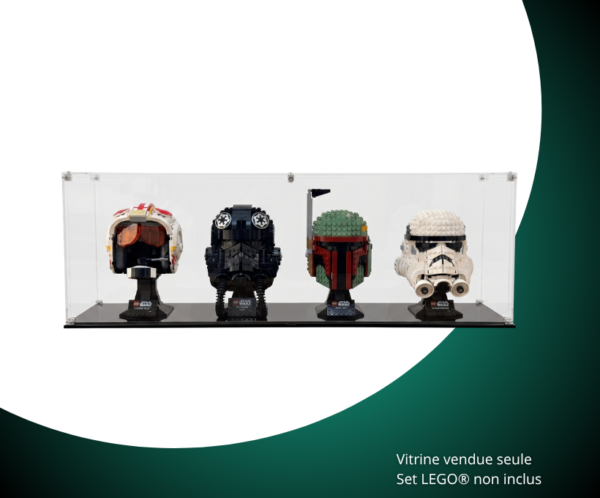 VitrineFactory - LEGO® - Visuel - 2026-06-23T150752.316 Vitrine pour 4 casques LEGO®