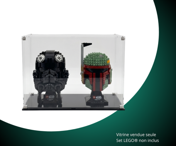VitrineFactory - LEGO® - Visuel - 2026-06-23T150759.536 Vitrine pour 2 casques LEGO®
