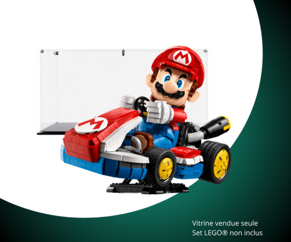 Vitrine pour LEGO® Mario Kart™ : Mario et kart standard #72037