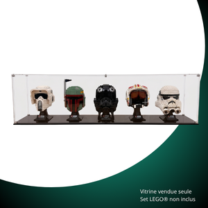 Vitrine pour 5 casques LEGO®