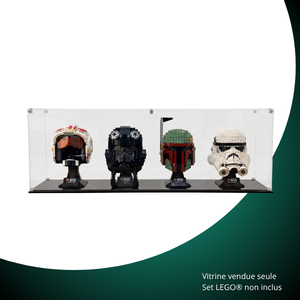 Vitrine pour 4 casques LEGO®