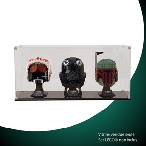 Vitrine pour 3 casques LEGO®