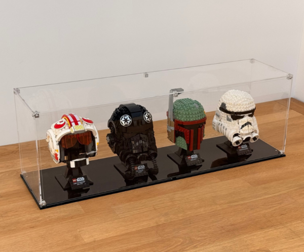 VitrineFactory - LEGO® - Visuel Page produit (11) Vitrine pour 4 casques LEGO®