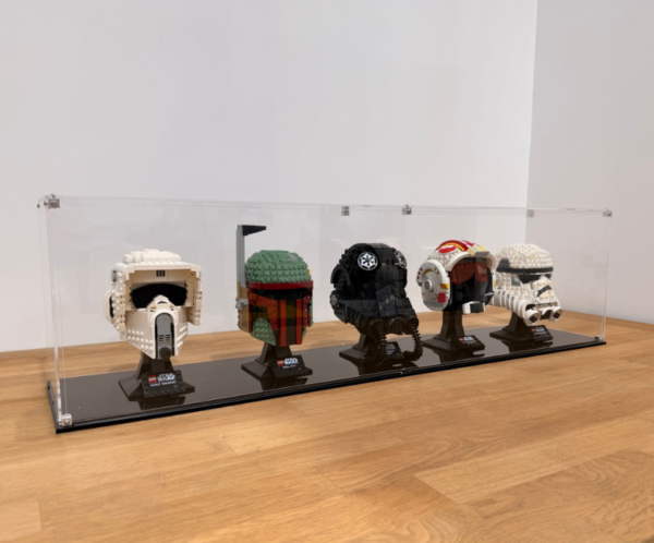 VitrineFactory - LEGO® - Visuel Page produit (5) Vitrine pour 5 casques LEGO®