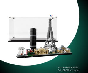 Vitrine pour le set LEGO® Architecture Paris #21044 — Visuel principal Vitrine pour le set LEGO Architecture Paris 21044